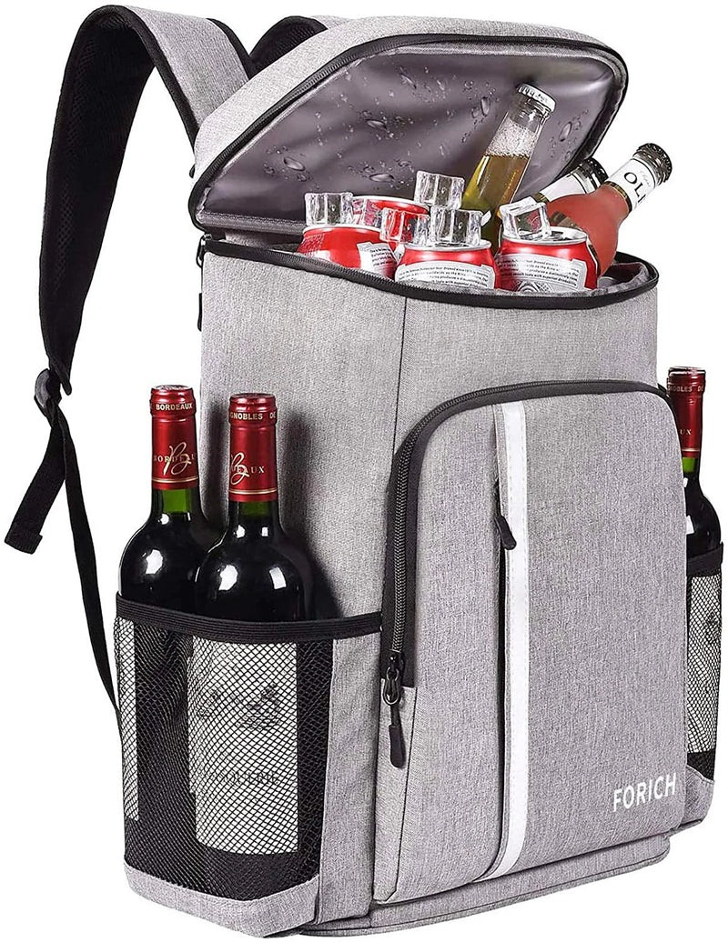 Ultimate Insulated Waterproof Backpack Cooler - Lightweight, Leakproof & Perfect for Beach, Picnics, Camping & Hiking - Holds Up to 30 Cans!