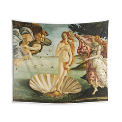 The Birth of Venus Indoor Wall Tapestry | Botticelli Renaissance Art Decor