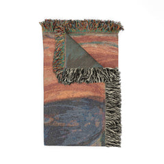 Scream Painting Woven Blanket | Expressionist Art Throw, Van Gogh Inspired