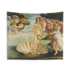 The Birth of Venus Indoor Wall Tapestry | Botticelli Renaissance Art Decor