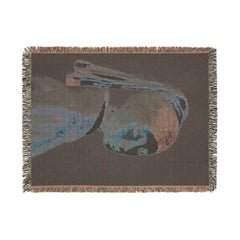 Girl with a Pearl Earring Woven Blanket | Classic Vermeer Tapestry Throw