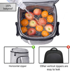 Ultimate Insulated Waterproof Backpack Cooler - Lightweight, Leakproof & Perfect for Beach, Picnics, Camping & Hiking - Holds Up to 30 Cans!