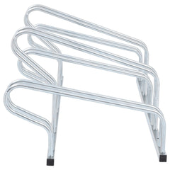 Bicycle Stand for 5 Bikes Floor Freestanding Galvanized Steel