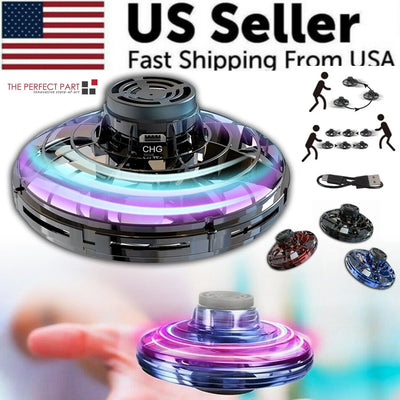 LED Flying Fidget Spinner Drone Ball - The Ultimate Stress Relief and Focus Toy for Kids and Adults!
