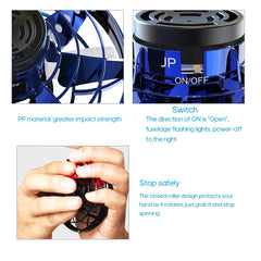 LED Flying Fidget Spinner Drone Ball - The Ultimate Stress Relief and Focus Toy for Kids and Adults!