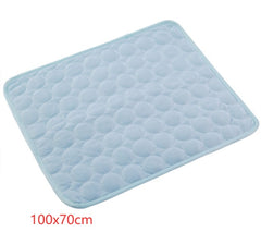 Ice Silk Cooling Pet Mat for Dogs & Cats – Breathable Summer Sleeping Pad for Small, Medium & Large Pets