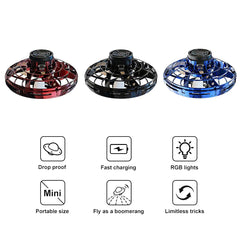 LED Flying Fidget Spinner Drone Ball - The Ultimate Stress Relief and Focus Toy for Kids and Adults!