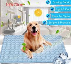 Ice Silk Cooling Pet Mat for Dogs & Cats – Breathable Summer Sleeping Pad for Small, Medium & Large Pets