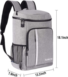 Ultimate Insulated Waterproof Backpack Cooler - Lightweight, Leakproof & Perfect for Beach, Picnics, Camping & Hiking - Holds Up to 30 Cans!