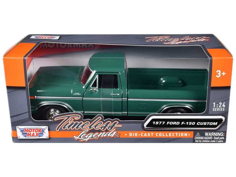 1977 Ford F-150 Custom Pickup Truck Green 