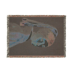 Girl with a Pearl Earring Woven Blanket | Classic Vermeer Tapestry Throw