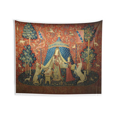 À Mon Seul Désir Unicorn Lady Tapestry | Indoor Wall Tapestry