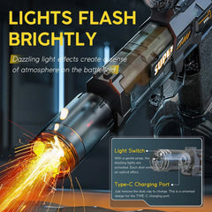 Unleash Epic Water Battles with the Full Automatic Electric Water Gun - Soak Your Friends from 28-32 FT Away in Style!