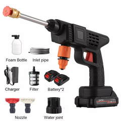 Revolutionary Cordless High-Pressure Water Spray Gun for Effortless Car Cleaning and More
