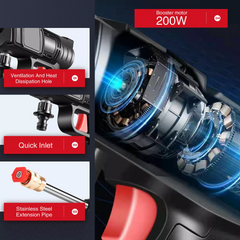 Revolutionary Cordless High-Pressure Water Spray Gun for Effortless Car Cleaning and More