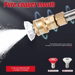 Revolutionary Cordless High-Pressure Water Spray Gun for Effortless Car Cleaning and More