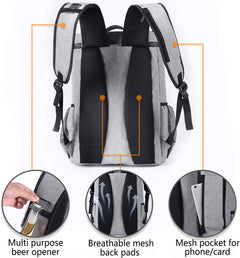 Ultimate Insulated Waterproof Backpack Cooler - Lightweight, Leakproof & Perfect for Beach, Picnics, Camping & Hiking - Holds Up to 30 Cans!